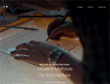 Tablet Screenshot of gettingarchitecturedone.com